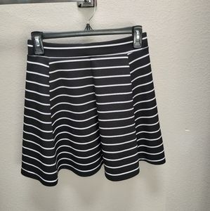 Striped Skater Skirt